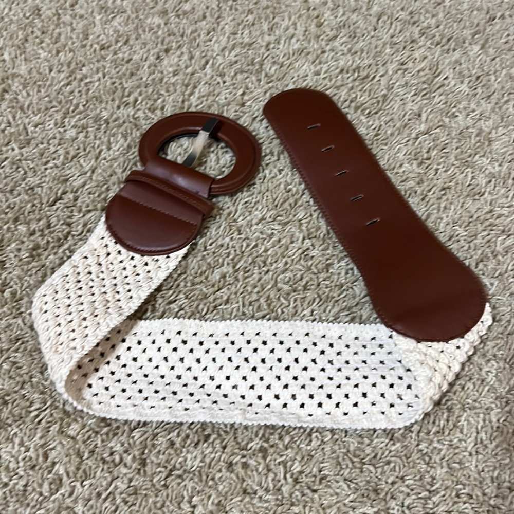 Crochet belt